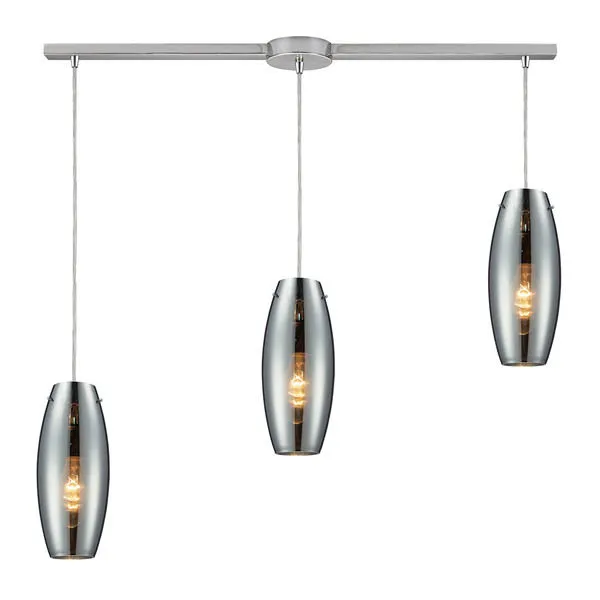 Product Image 2 for Menlow Park 3 Light Pendant In Polished Chrome from Elk Lighting