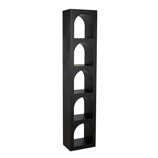 Product Image 8 for Aqueduct Narrow Bookcase with Small Arches from Noir