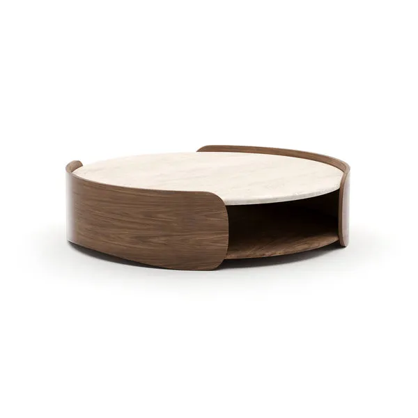 Product Image 1 for Fleur Open Cocktail Table W/Wood Shelf from Caracole