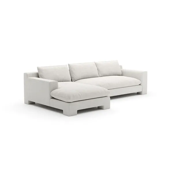 Product Image 1 for Devon Chaise Sectional Ivory from Caracole