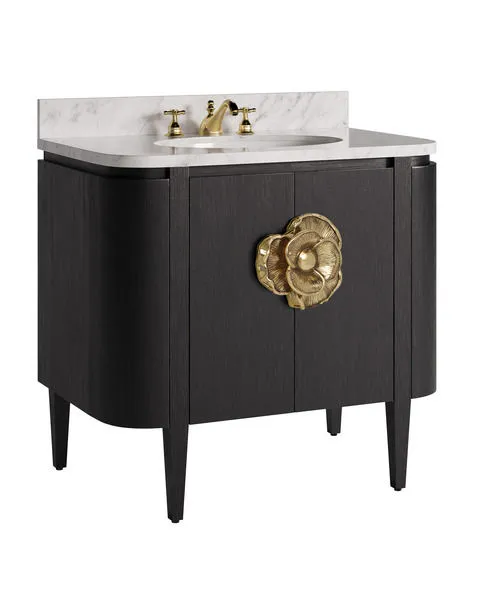 Product Image 1 for Briallen Vanity with Oval Undermount Sink from Currey & Company