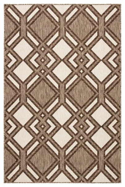 Product Image 4 for Samba Indoor/ Outdoor Trellis Brown/ Ivory Rug By Nikki Chu from Jaipur 