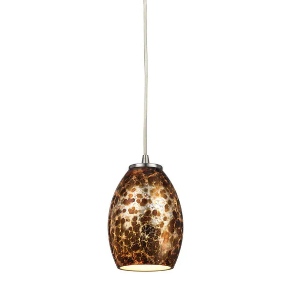 Product Image 1 for Venture 1 Light Pendant In Satin Nickel from Elk Lighting