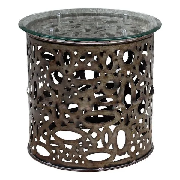 Product Image 2 for Uttermost Zama Industrial Accent Table from Uttermost
