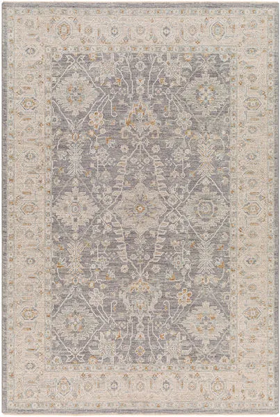 Product Image 1 for Avant Garde Woven Global Inspired Wool Charcoal / Sage Rug - 5' x 7'5" from Surya
