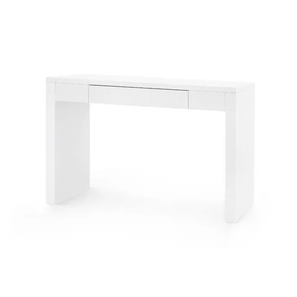 Product Image 1 for Morgan White Wooden Console Table from Villa & House