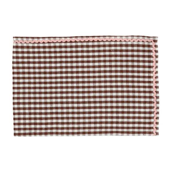 Product Image 1 for Olive Rust Linen Table Runner from BIDKHome