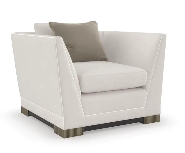 Product Image 1 for Gray Fabric Modern Deep Retreat Accent Chair from Caracole