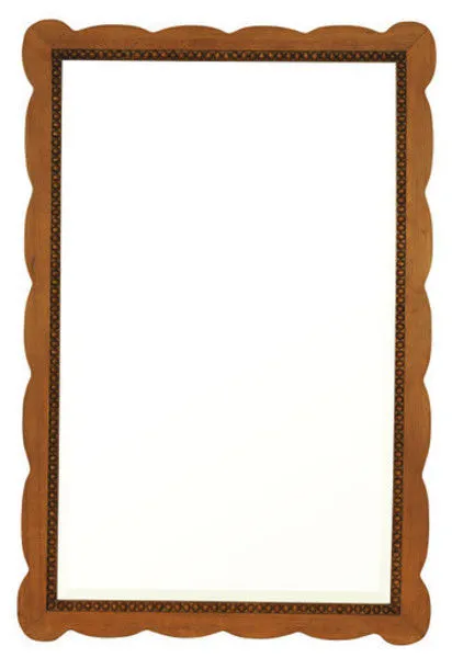 Product Image 6 for Greenbrier Scalloped Wood Wall Mirror from Cooper Classics