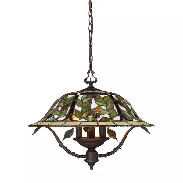 Product Image 2 for Latham 3 Light Chandelier In Tiffany Bronze W/ Highlight from Elk Lighting