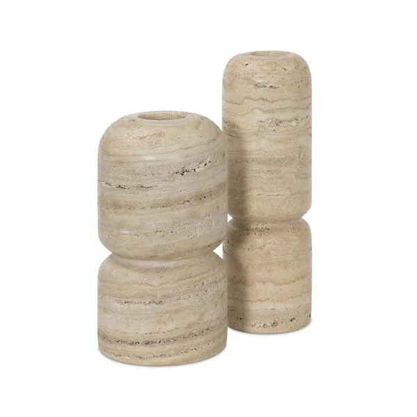 Product Image 1 for Haylen Travertine Vases from Four Hands