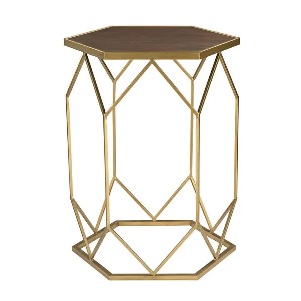 Product Image 1 for Hexagon Frame Side Table from Elk Home