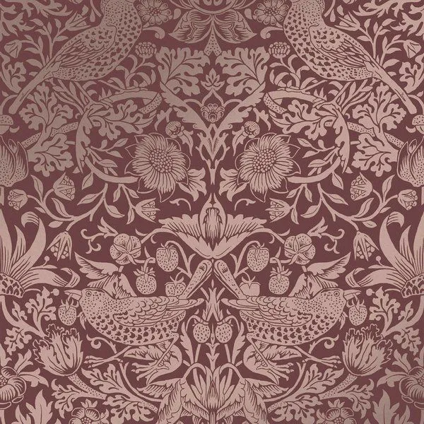Product Image 1 for William Morris Strawberry Thief Wallpaper from Graham & Brown