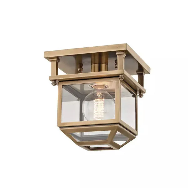 Product Image 1 for Rutherford 1 Light Semi Flush from Hudson Valley