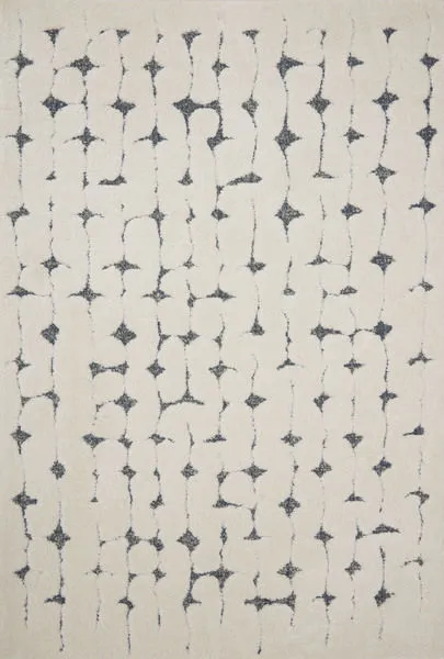 Product Image 5 for Hagen White / Navy Rug from Loloi