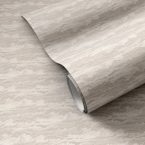 Product Image 1 for Wavebreak Grey I Wallpaper by Getty Images from Four Hands