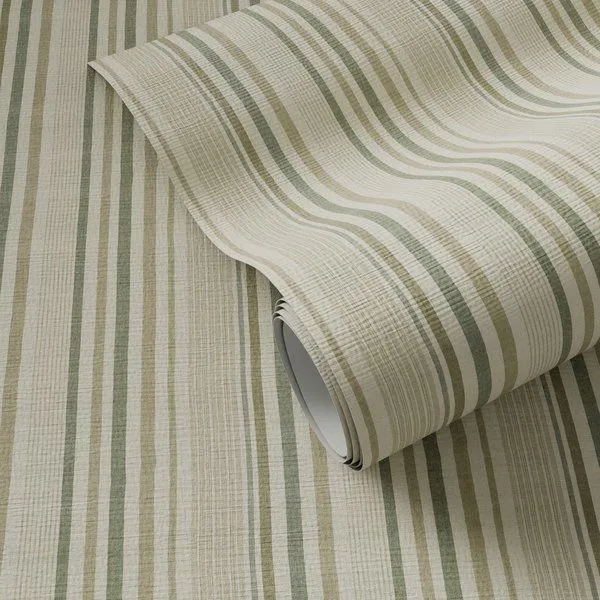 Product Image 1 for Stripe Grasscloth Wallpaper by FH Art Studio from Four Hands