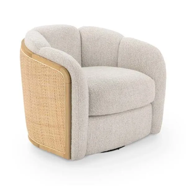 Product Image 1 for Daisy Upholstered Accent Swivel Chair from Classic Home