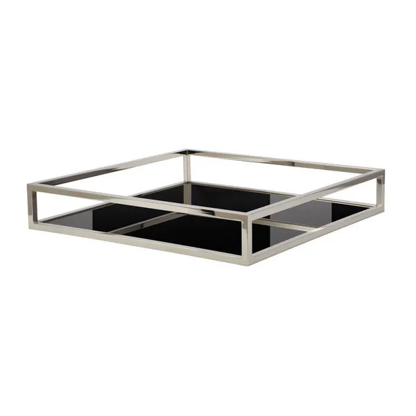 Product Image 1 for Black Box Square Rod Tray from Elk Home