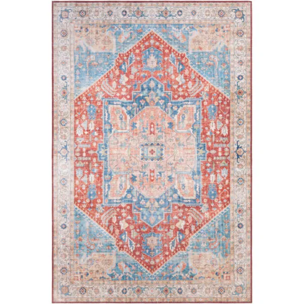 Product Image 4 for Iris Orange / Denim Rug from Surya