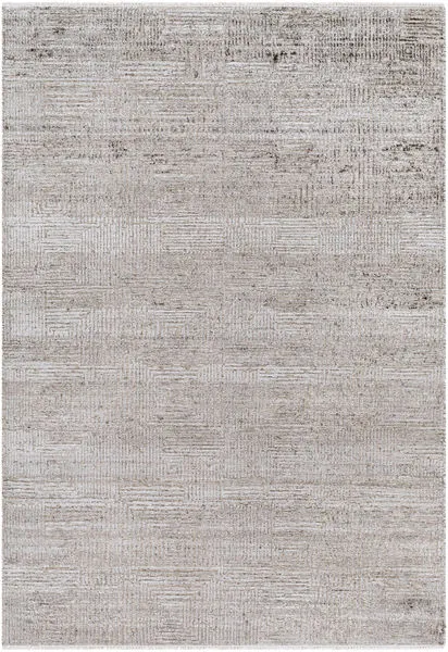 Product Image 1 for Lora Hand-Knotted Gray / Oatmeal Rug - 6' x 9' from Surya
