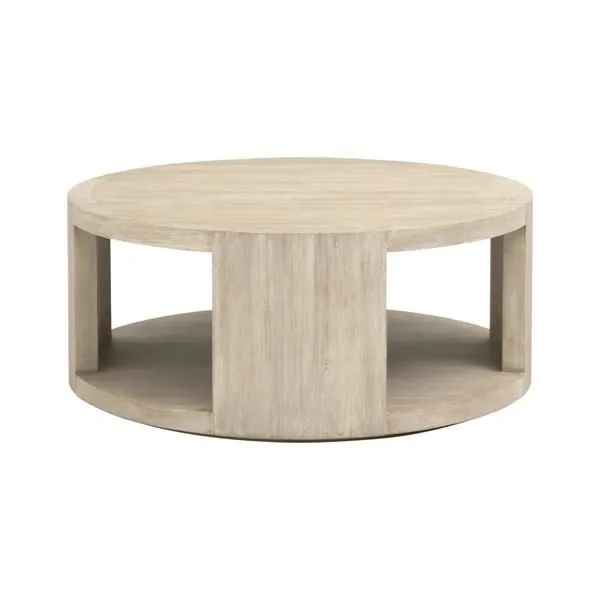 Product Image 1 for Collins Round Sand Wash Acacia Coffee Table from Essentials for Living