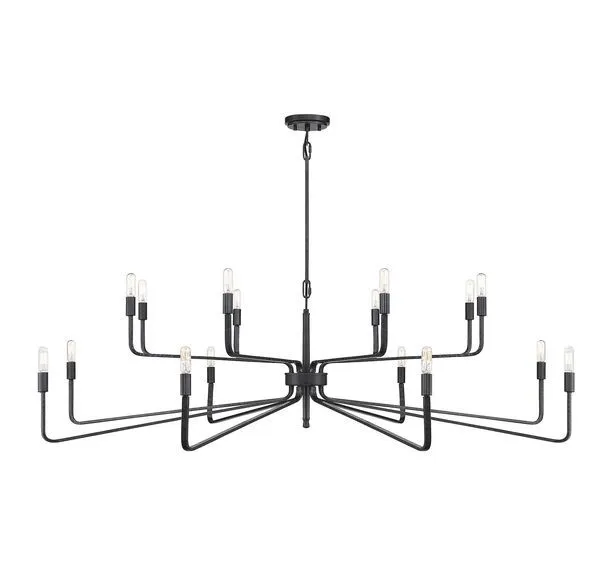 Product Image 6 for Salem 16 Light Forged Iron Chandelier from Savoy House 