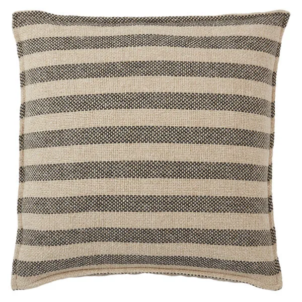 Product Image 5 for Brom Striped Beige/ Black Pillow from Jaipur 
