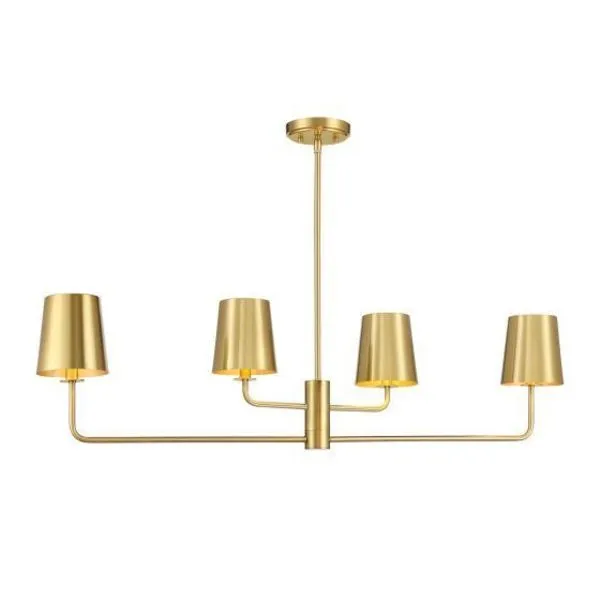 Product Image 1 for 4-Light Linear Chandelier from Savoy House 