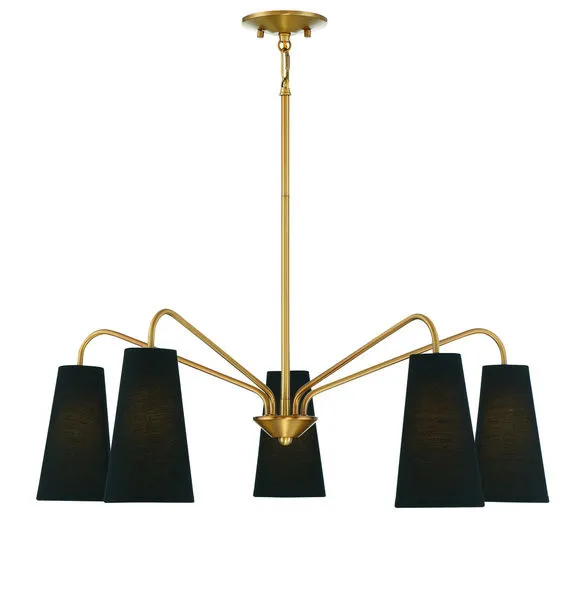 Product Image 4 for Edgewood 5 Light Chandelier from Savoy House 