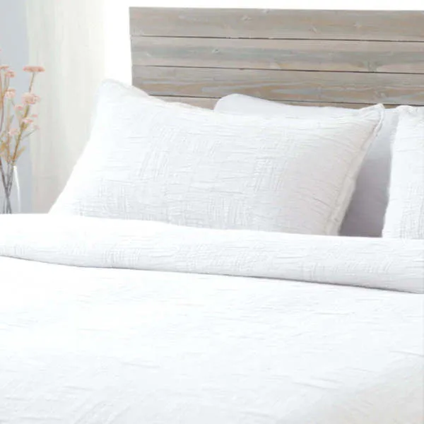 Product Image 1 for Harbour Cotton Queen Coverlet - White from Pom Pom at Home