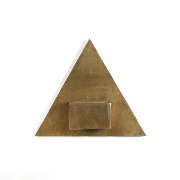 Product Image 4 for Ozur Triangle Wall Planter Brass from Four Hands