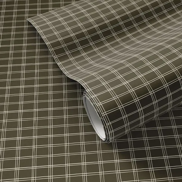 Product Image 1 for Hand Checks Olive I Wallpaper by Getty Images from Four Hands