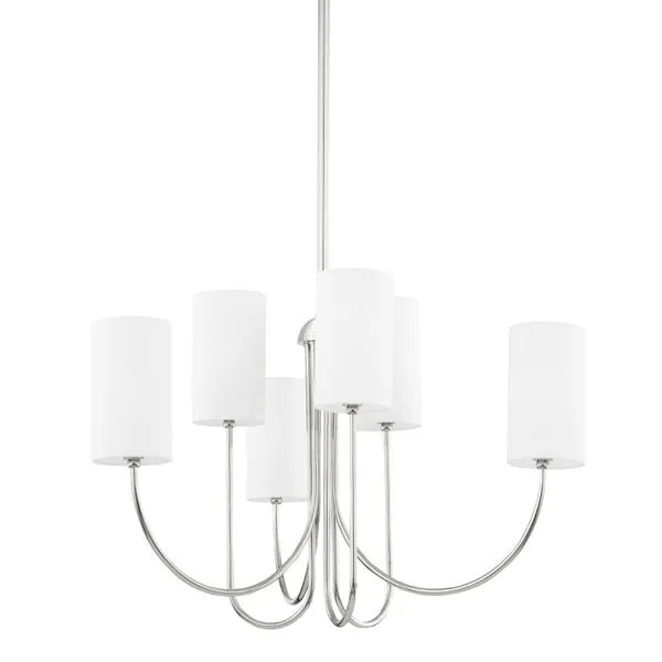 Product Image 1 for Harlem 6 Light Chandelier from Hudson Valley