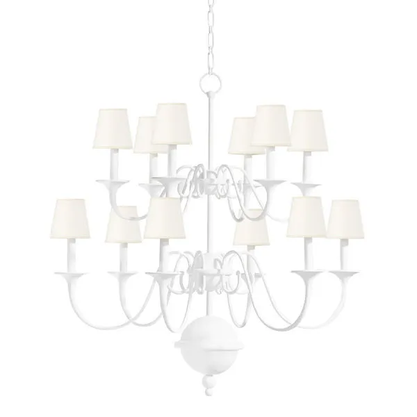 Product Image 1 for Windsor 12 Light Chandelier from Hudson Valley