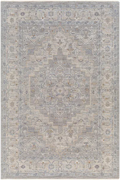 Product Image 1 for Avant Garde Woven Light Gray / Denim Rug - 2'7" x 4' from Surya