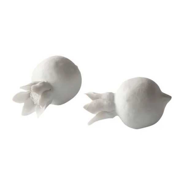 Product Image 1 for White Porcelain Pomegranate from Elk Home