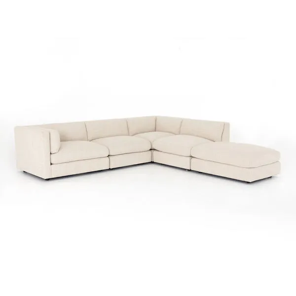 Product Image 9 for Cosette 4 Piece Sectional W/ Ottoman from Four Hands
