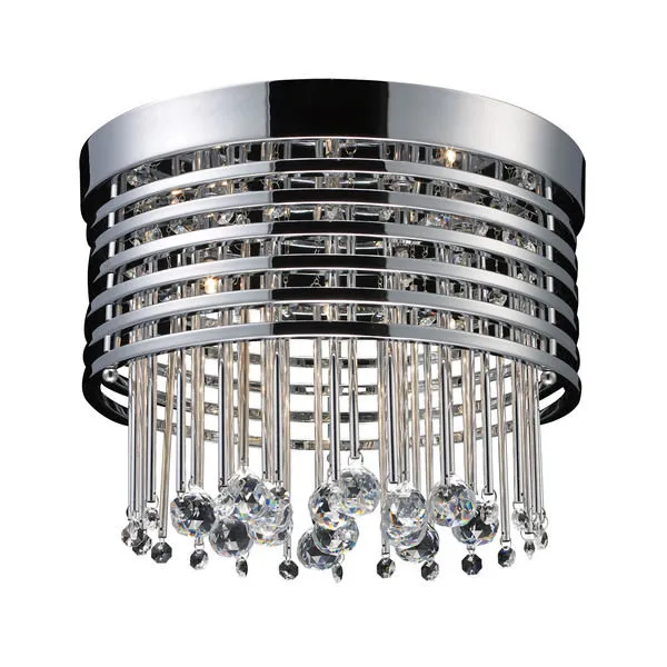 Product Image 2 for Rados 5 Light Flush Mount In Polished Chrome from Elk Lighting