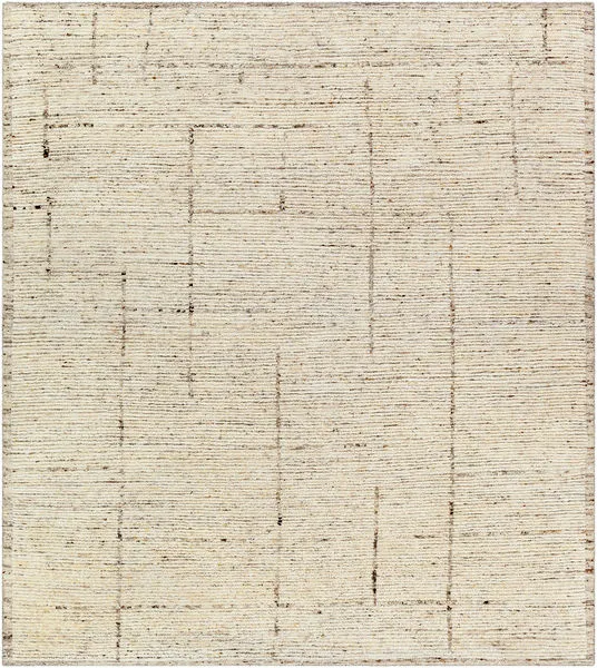 Product Image 1 for Khyber Hand-Knotted Wool Wheat / Beige Rug - 2'6" x 8' from Surya