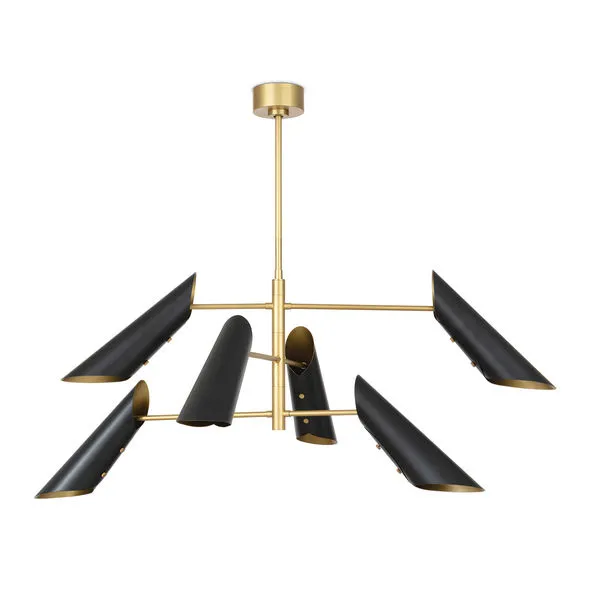 Product Image 1 for Vest Black Brass Chandelier from Regina Andrew Design