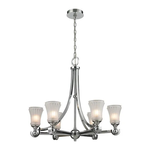 Product Image 1 for Jayden 6 Light Chandelier In Polished Chrome from Elk Lighting