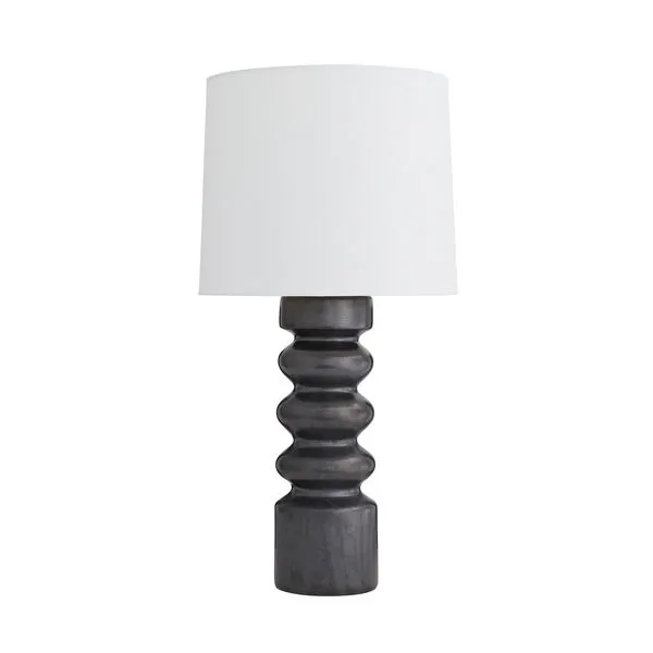 Product Image 5 for Wheaton Gunmetal Porcelain Lamp from Arteriors