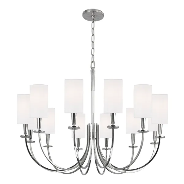 Product Image 1 for Mason 12 Light Chandelier from Hudson Valley
