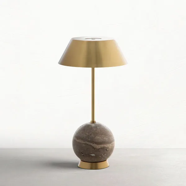 Product Image 1 for Firefly Antique Brass Table Lamp Marron Imperial Brown from Gabby