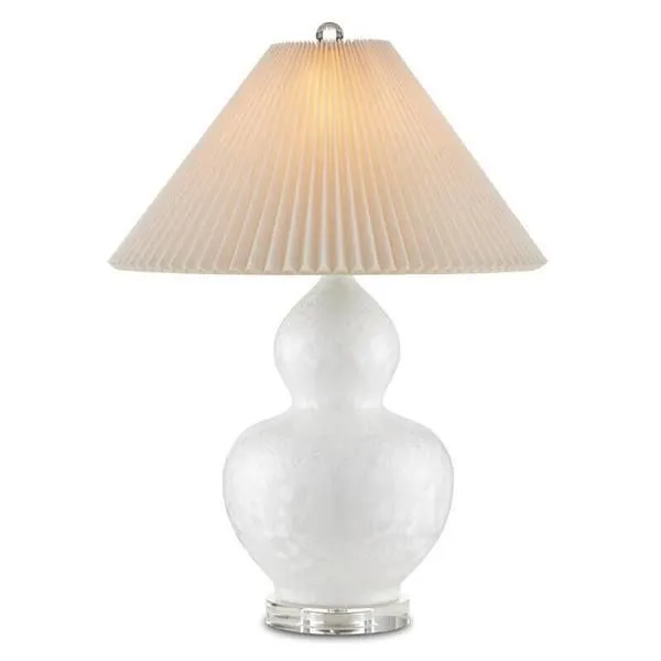 Product Image 1 for Robineau Clear Porcelain Table Lamp from Currey & Company