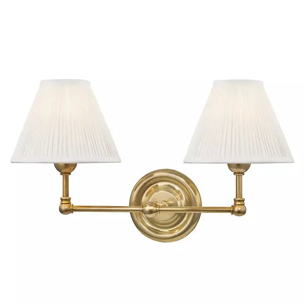 Product Image 1 for Classic No.1 2 Light Wall Sconce from Hudson Valley