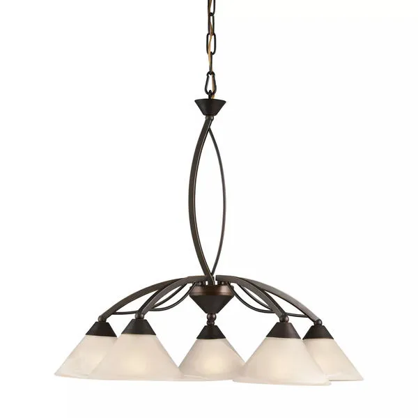Product Image 1 for 5 Light Chandelier In Oil Rubbed Bronze from Elk Lighting