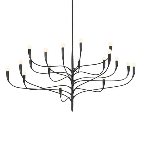 Product Image 1 for Labra Aged Iron Chandelier from Hudson Valley