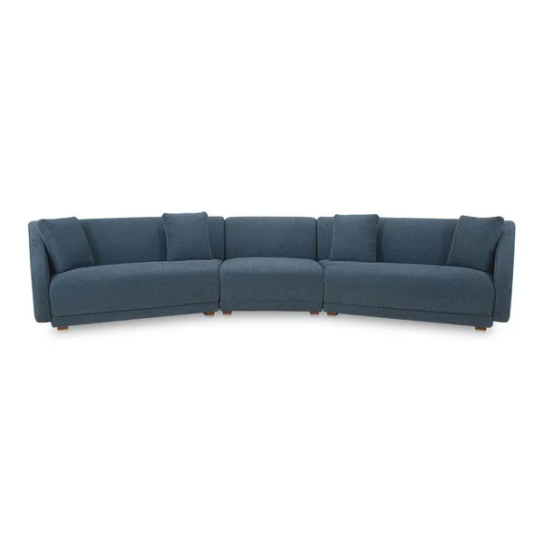 Product Image 1 for Fraser 3 Piece Modular Sectional with Slipper from Moe's